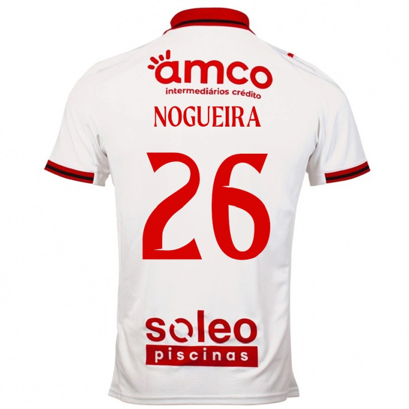 Danxen Herren Ana Nogueira #26 Weiß Rot Auswärtstrikot Trikot 2025/26 T-Shirt Österreich