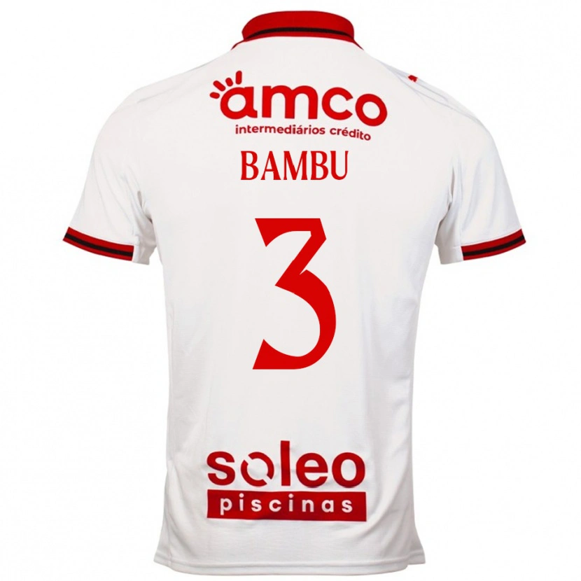 Danxen Herren Robson Bambu #3 Weiß Rot Auswärtstrikot Trikot 2025/26 T-Shirt Österreich
