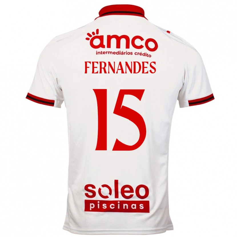 Danxen Herren Valdir Fernandes #15 Weiß Rot Auswärtstrikot Trikot 2025/26 T-Shirt Österreich