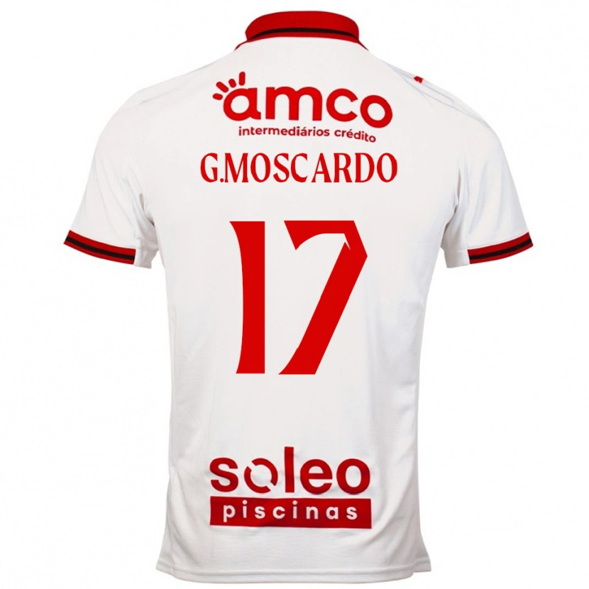 Danxen Herren Gabriel Moscardo #17 Weiß Rot Auswärtstrikot Trikot 2025/26 T-Shirt Österreich