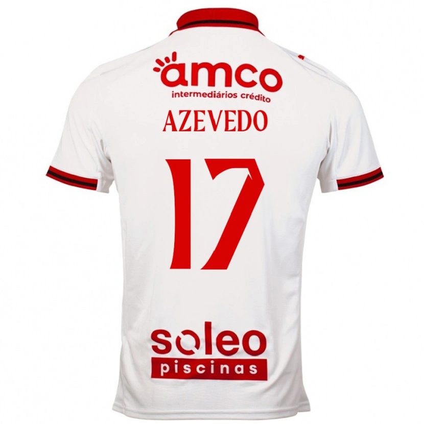 Danxen Herren Mariana Azevedo #17 Weiß Rot Auswärtstrikot Trikot 2025/26 T-Shirt Österreich