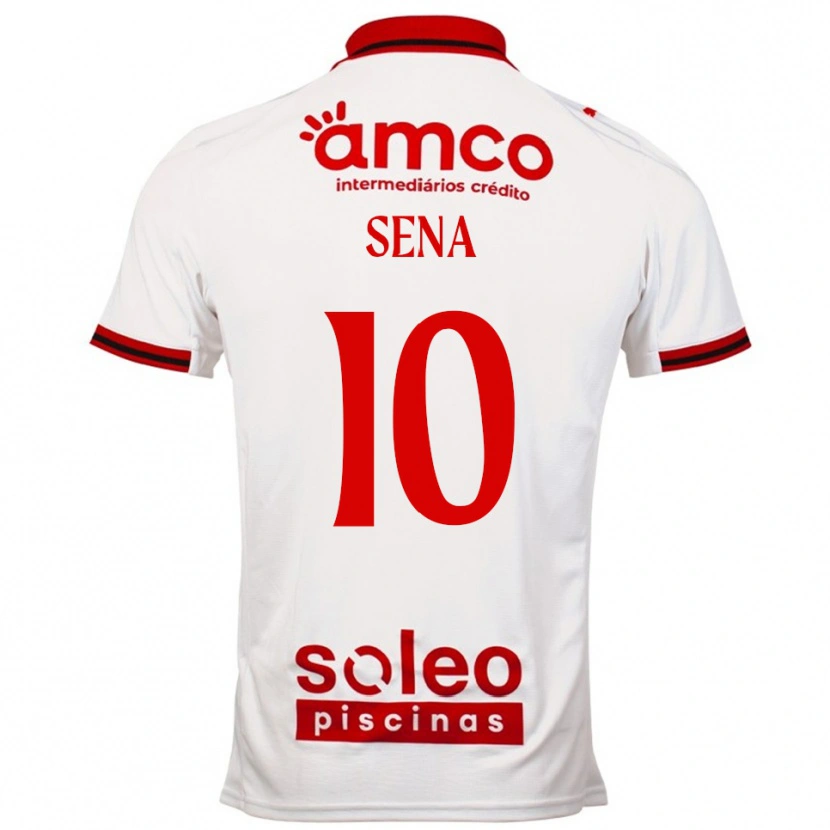 Danxen Herren Taty Sena #10 Weiß Rot Auswärtstrikot Trikot 2025/26 T-Shirt Österreich