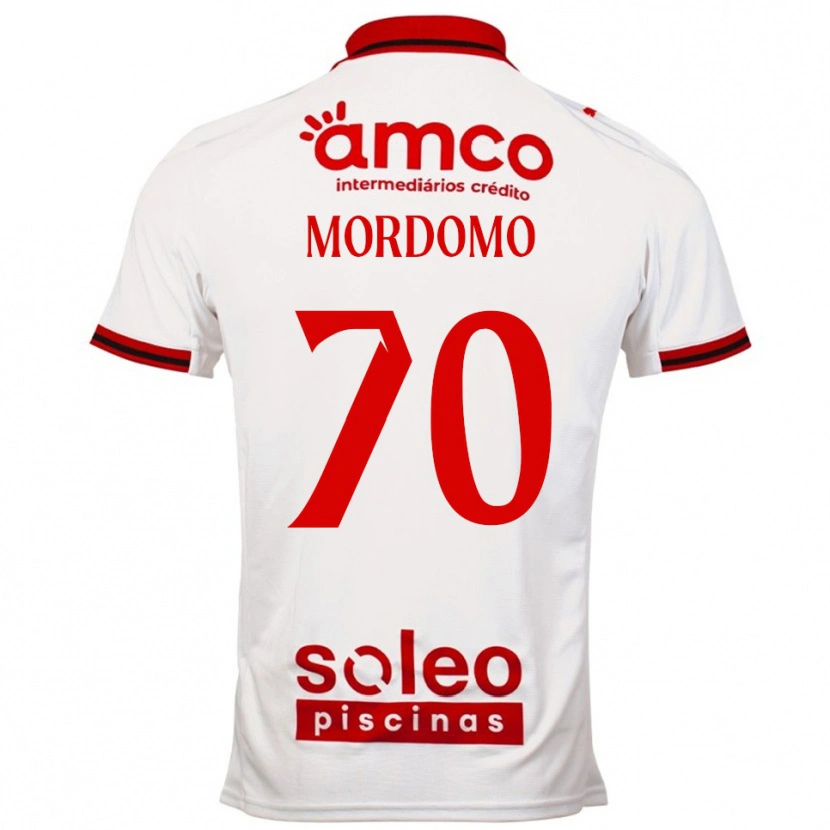 Danxen Herren Mordomo #70 Weiß Rot Auswärtstrikot Trikot 2025/26 T-Shirt Österreich