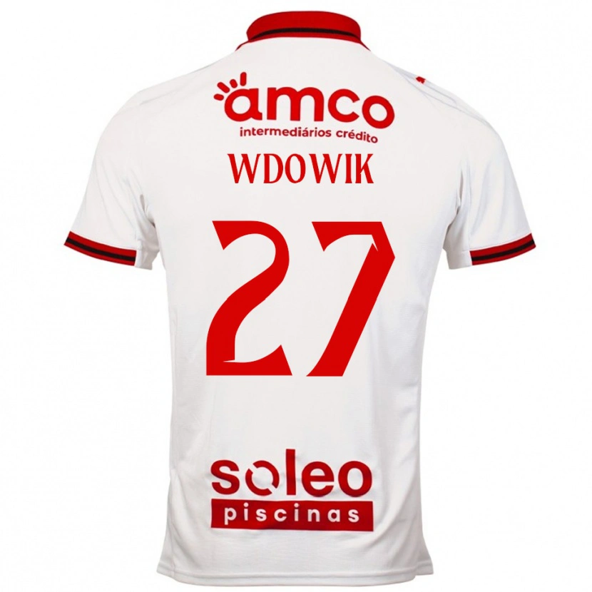 Danxen Herren Bartlomiej Wdowik #27 Weiß Rot Auswärtstrikot Trikot 2025/26 T-Shirt Österreich