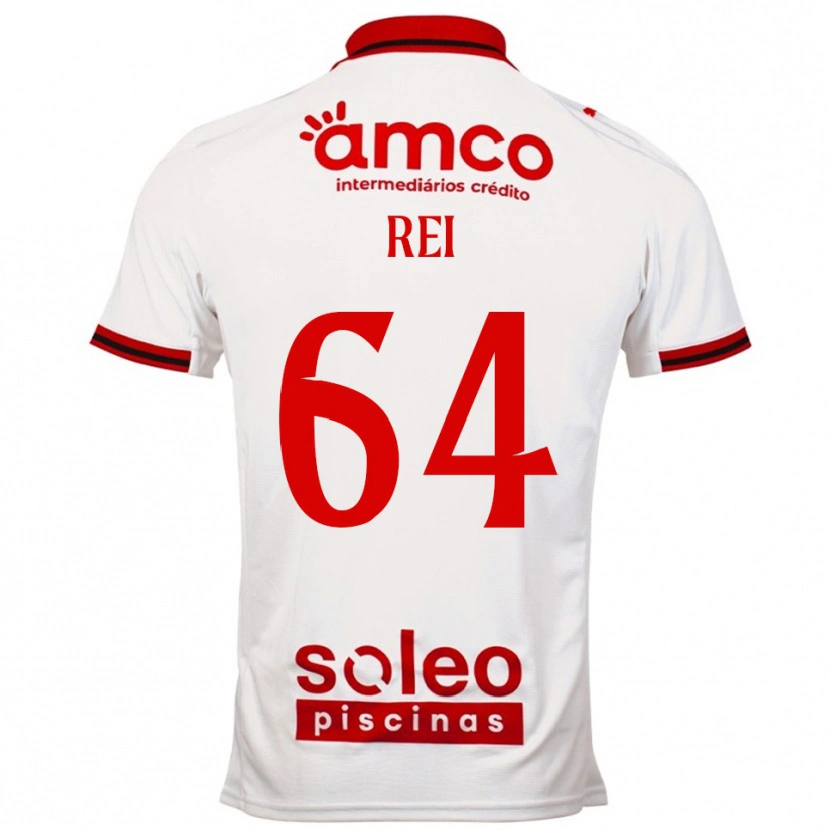 Danxen Herren Ricardo Rei #64 Weiß Rot Auswärtstrikot Trikot 2025/26 T-Shirt Österreich