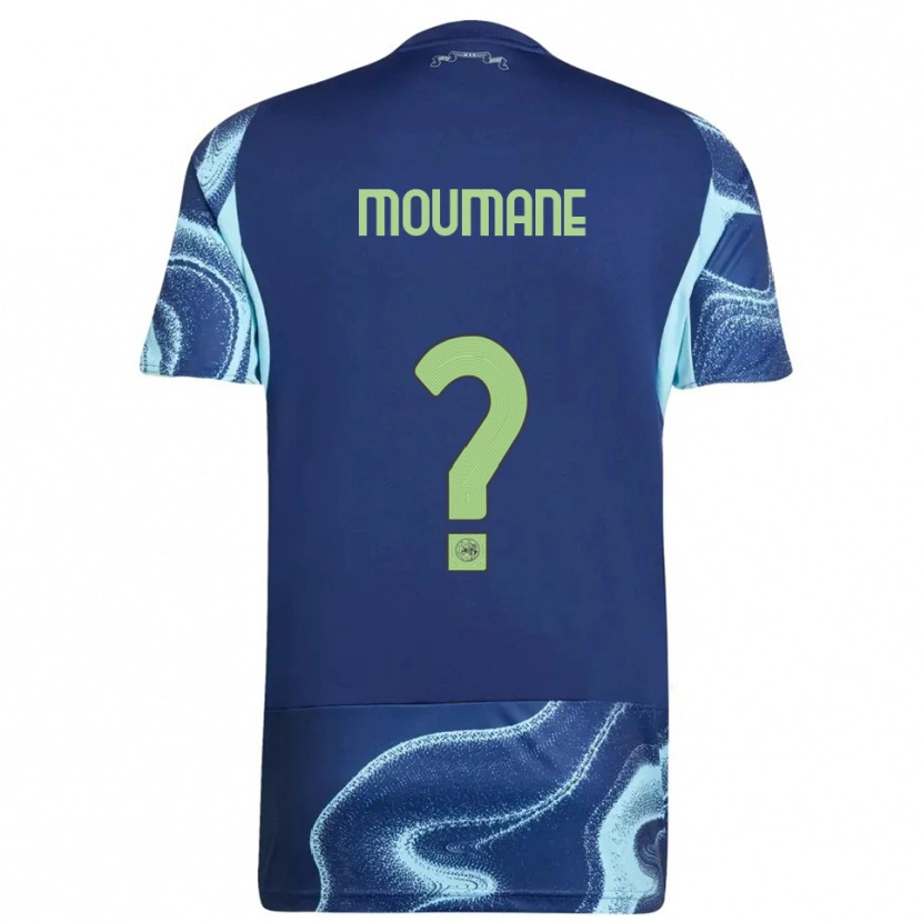 Danxen Herren Anass Moumane #0 Marine Himmelblau Auswärtstrikot Trikot 2025/26 T-Shirt Österreich