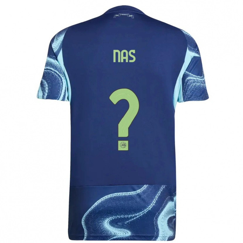 Danxen Herren Luca Nas #0 Marine Himmelblau Auswärtstrikot Trikot 2025/26 T-Shirt Österreich