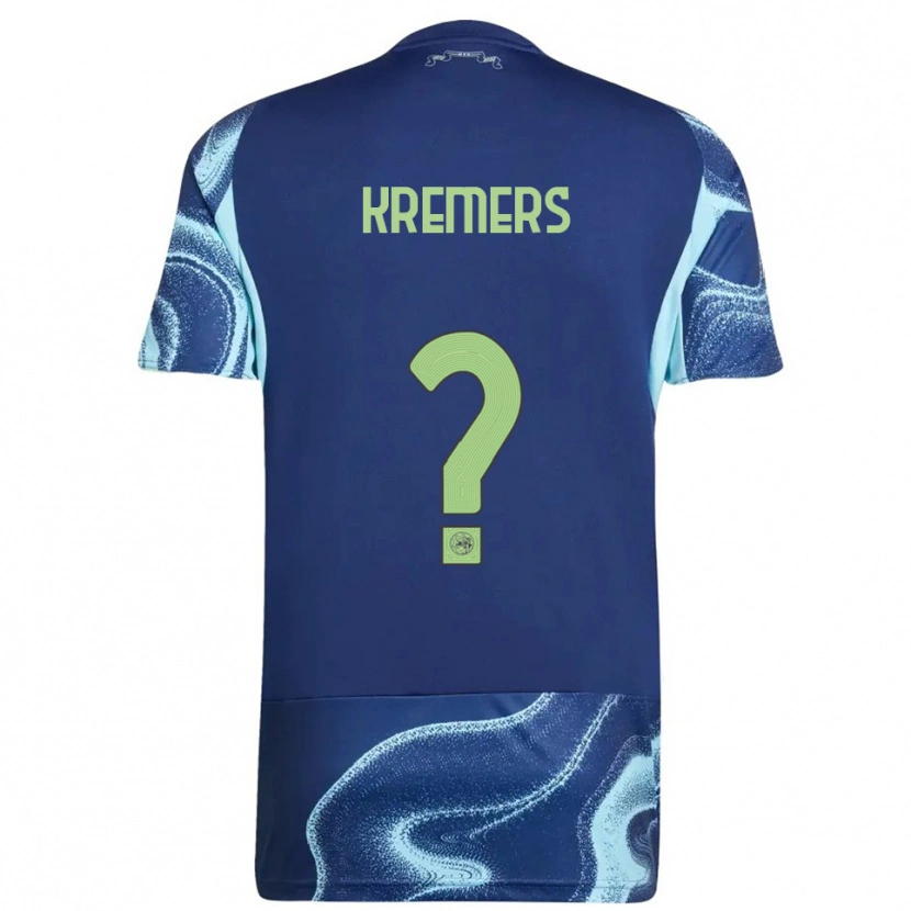 Danxen Herren Sten Kremers #0 Marine Himmelblau Auswärtstrikot Trikot 2025/26 T-Shirt Österreich