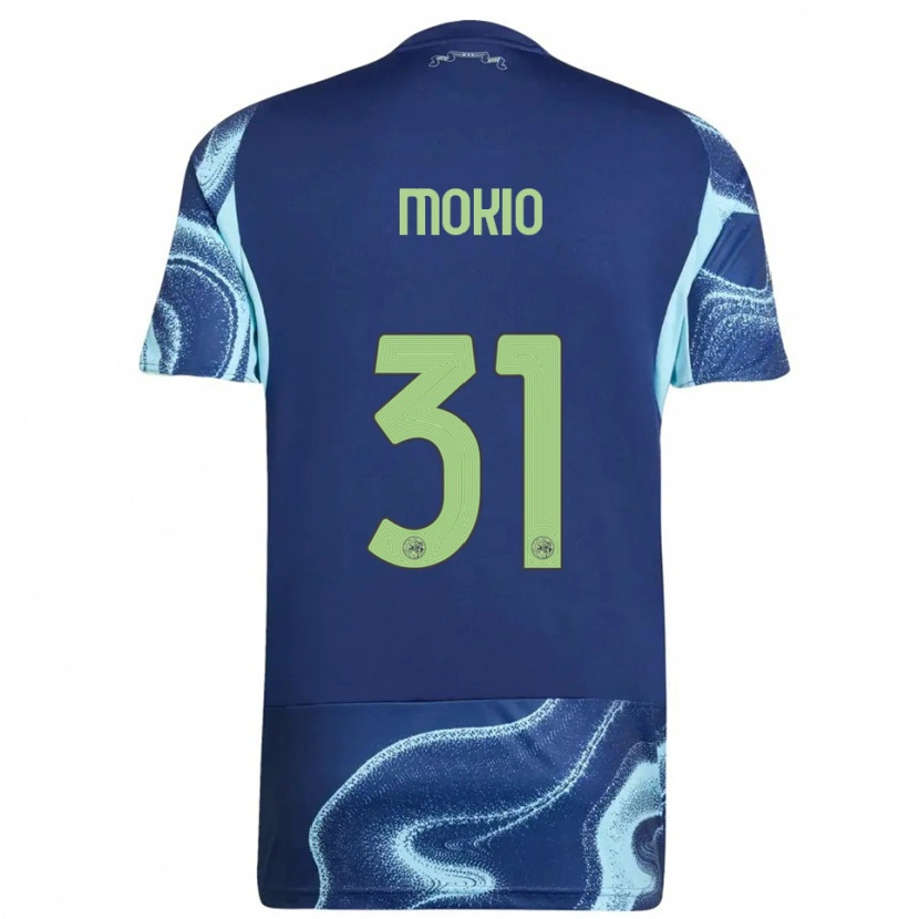 Danxen Herren Jorthy Mokio #31 Marine Himmelblau Auswärtstrikot Trikot 2025/26 T-Shirt Österreich