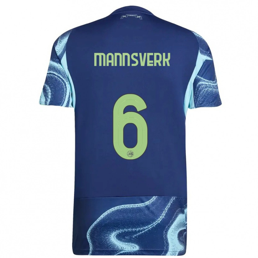 Danxen Herren Sivert Mannsverk #6 Marine Himmelblau Auswärtstrikot Trikot 2025/26 T-Shirt Österreich