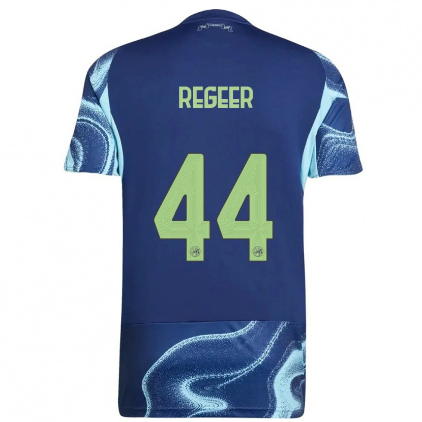 Danxen Herren Youri Regeer #44 Marine Himmelblau Auswärtstrikot Trikot 2025/26 T-Shirt Österreich
