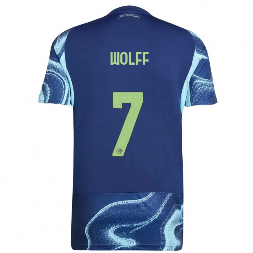 Danxen Herren Kayden Wolff #7 Marine Himmelblau Auswärtstrikot Trikot 2025/26 T-Shirt Österreich