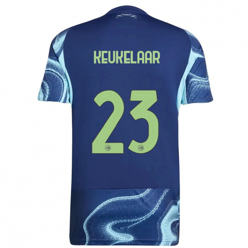 Danxen Herren Lotte Keukelaar #23 Marine Himmelblau Auswärtstrikot Trikot 2025/26 T-Shirt Österreich