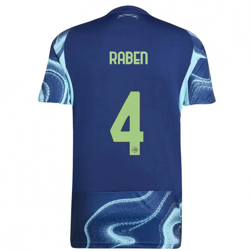 Danxen Herren Niall Raben #4 Marine Himmelblau Auswärtstrikot Trikot 2025/26 T-Shirt Österreich