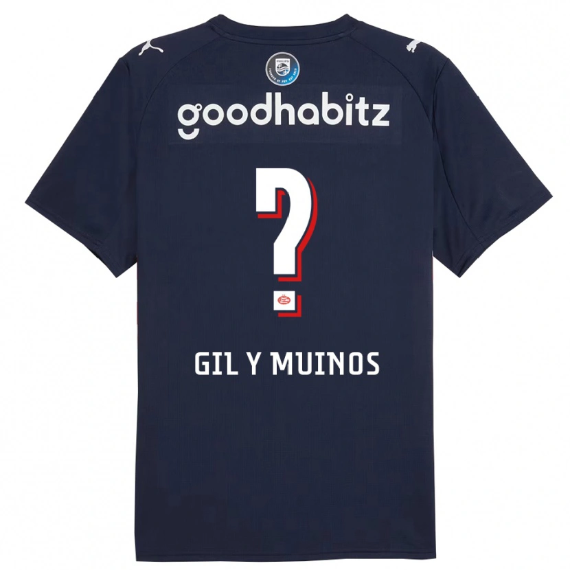 Danxen Herren Yael Gil Y Muinos #0 Marine Weiß Auswärtstrikot Trikot 2025/26 T-Shirt Österreich