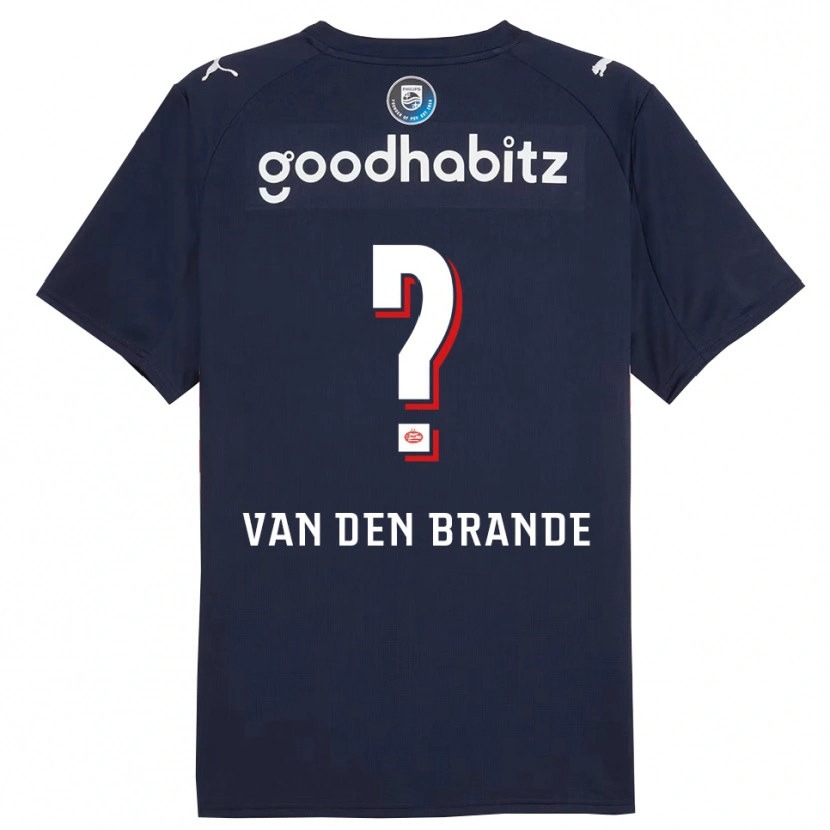 Danxen Herren Daan Van Den Brande #0 Marine Weiß Auswärtstrikot Trikot 2025/26 T-Shirt Österreich