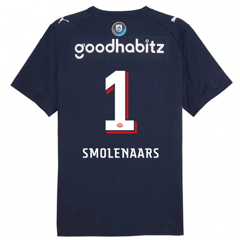 Danxen Herren Tijn Smolenaars #1 Marine Weiß Auswärtstrikot Trikot 2025/26 T-Shirt Österreich