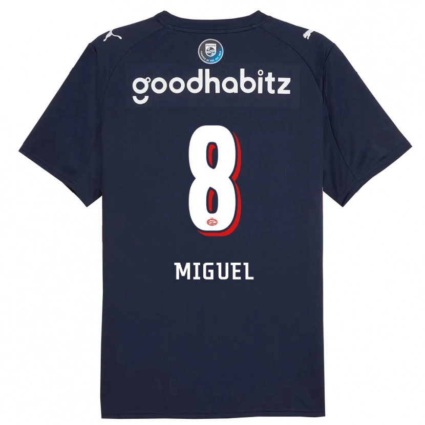 Danxen Herren Yani Miguel #8 Marine Weiß Auswärtstrikot Trikot 2025/26 T-Shirt Österreich