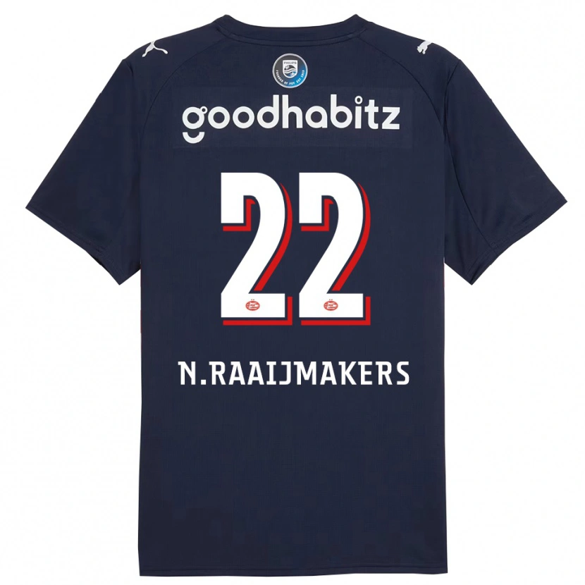 Danxen Herren Niels Raaijmakers #22 Marine Weiß Auswärtstrikot Trikot 2025/26 T-Shirt Österreich