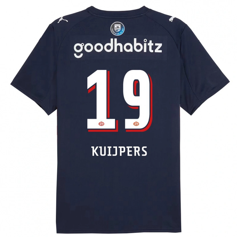 Danxen Herren Jeslynn Kuijpers #19 Marine Weiß Auswärtstrikot Trikot 2025/26 T-Shirt Österreich