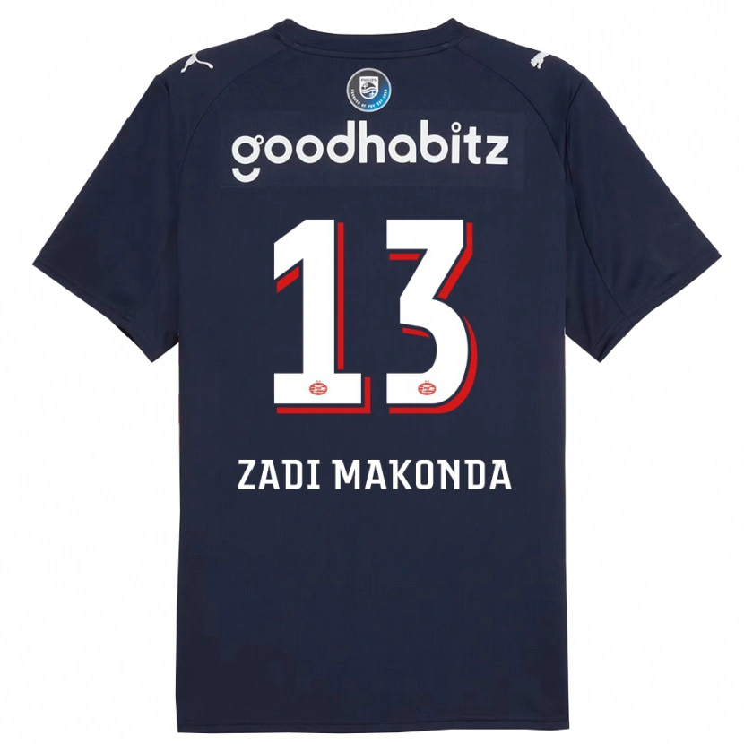 Danxen Herren David Zadi Makonda #13 Marine Weiß Auswärtstrikot Trikot 2025/26 T-Shirt Österreich