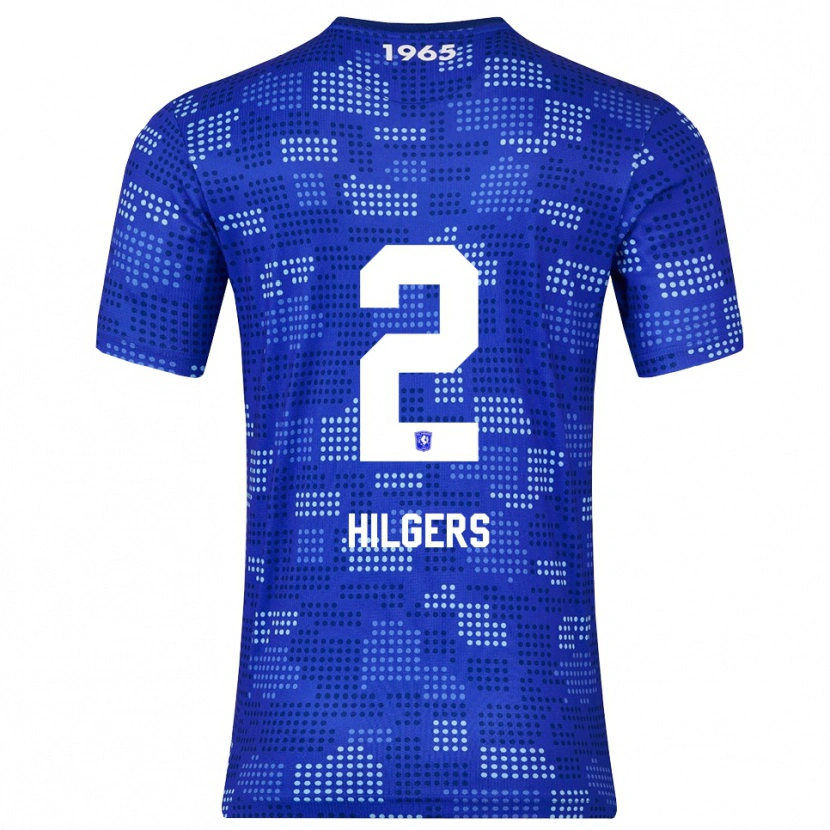 Danxen Herren Mees Hilgers #2 Blau Himmelblau Auswärtstrikot Trikot 2025/26 T-Shirt Österreich