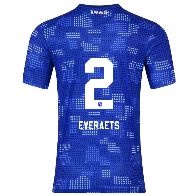 Danxen Herren Kim Everaets #2 Blau Himmelblau Auswärtstrikot Trikot 2025/26 T-Shirt Österreich