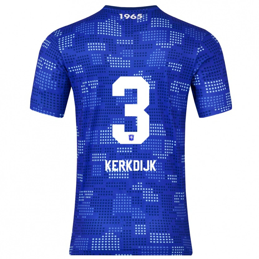Danxen Herren Danique Kerkdijk #3 Blau Himmelblau Auswärtstrikot Trikot 2025/26 T-Shirt Österreich