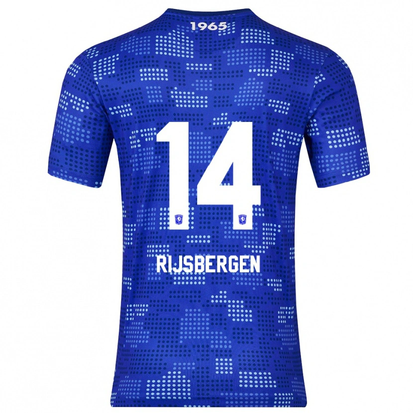 Danxen Herren Liz Rijsbergen #14 Blau Himmelblau Auswärtstrikot Trikot 2025/26 T-Shirt Österreich