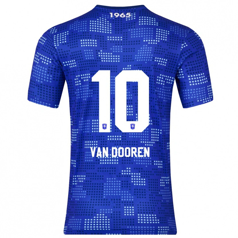 Danxen Herren Kayleigh Van Dooren #10 Blau Himmelblau Auswärtstrikot Trikot 2025/26 T-Shirt Österreich