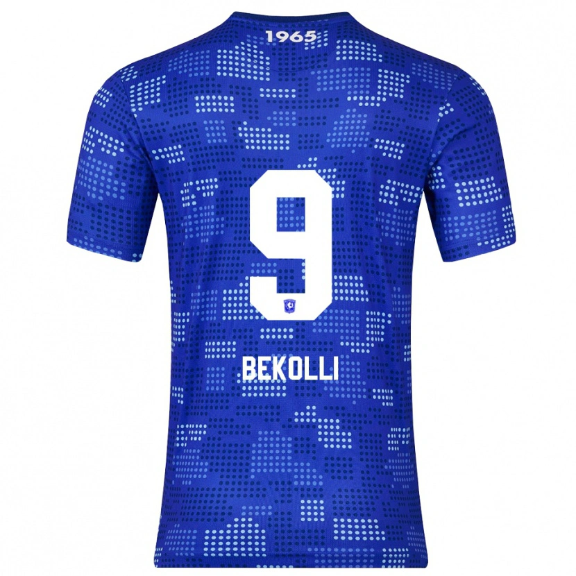 Danxen Herren Leart Bekolli #9 Blau Himmelblau Auswärtstrikot Trikot 2025/26 T-Shirt Österreich