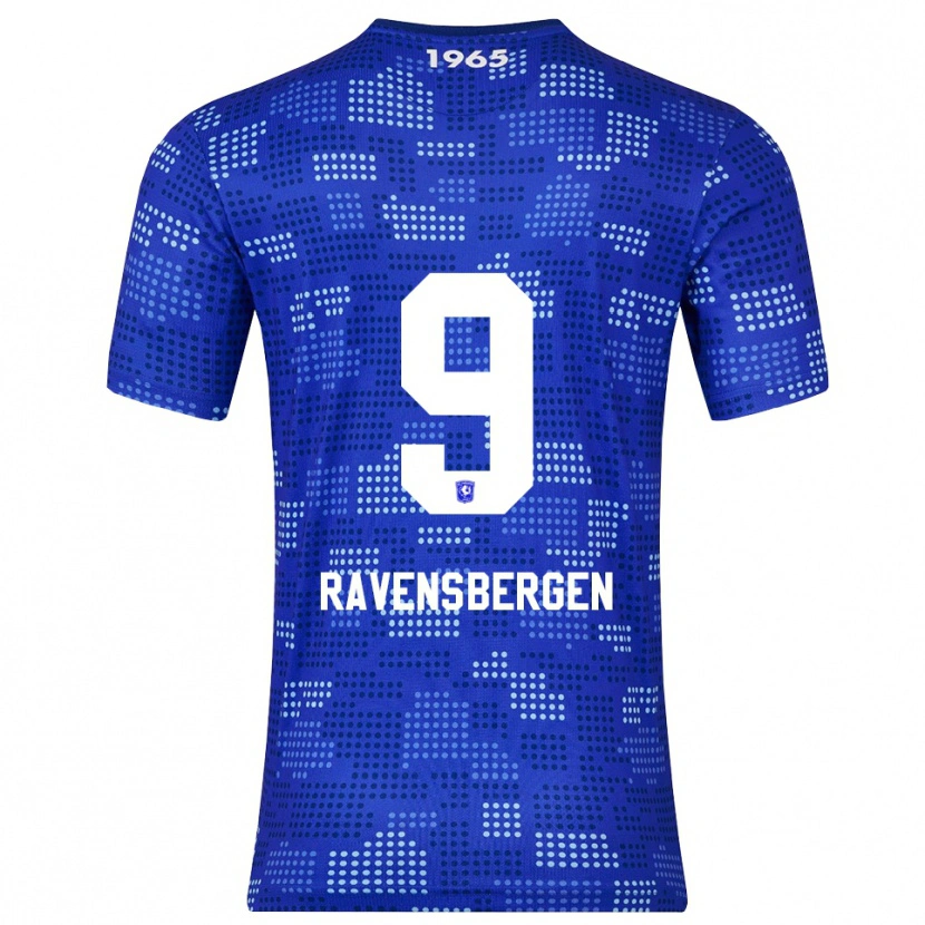 Danxen Herren Jaimy Ravensbergen #9 Blau Himmelblau Auswärtstrikot Trikot 2025/26 T-Shirt Österreich