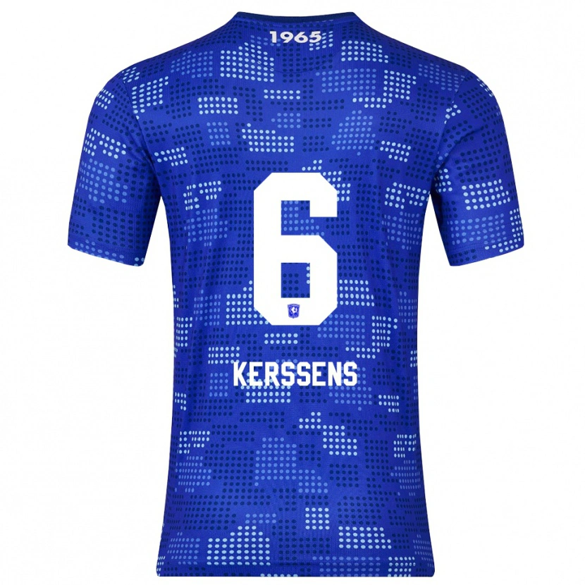 Danxen Herren Tom Kerssens #6 Blau Himmelblau Auswärtstrikot Trikot 2025/26 T-Shirt Österreich