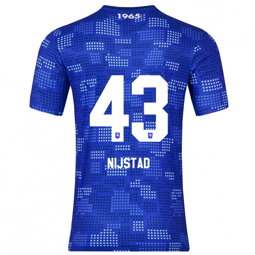 Danxen Herren Ruud Nijstad #43 Blau Himmelblau Auswärtstrikot Trikot 2025/26 T-Shirt Österreich