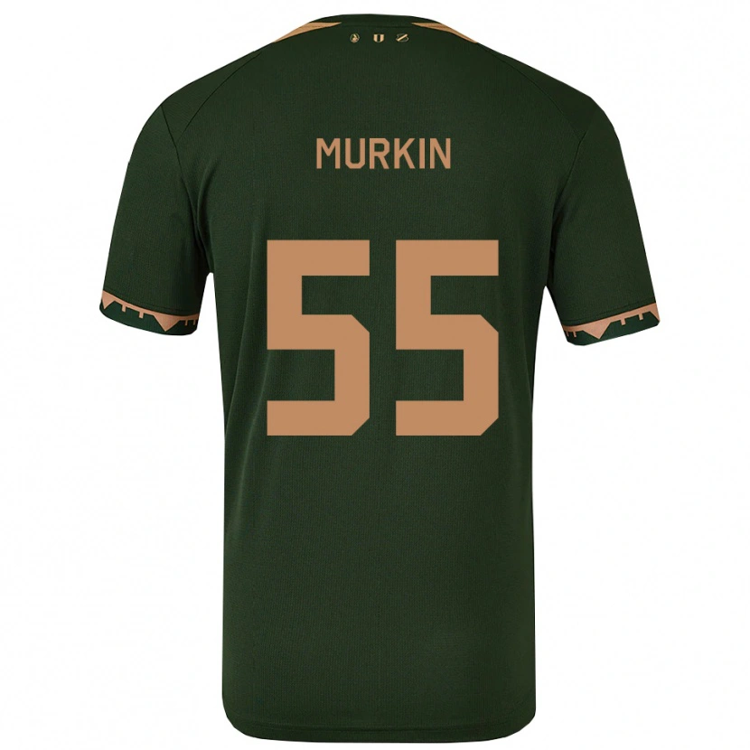 Danxen Herren Derry Murkin #55 Grün Gold Auswärtstrikot Trikot 2025/26 T-Shirt Österreich