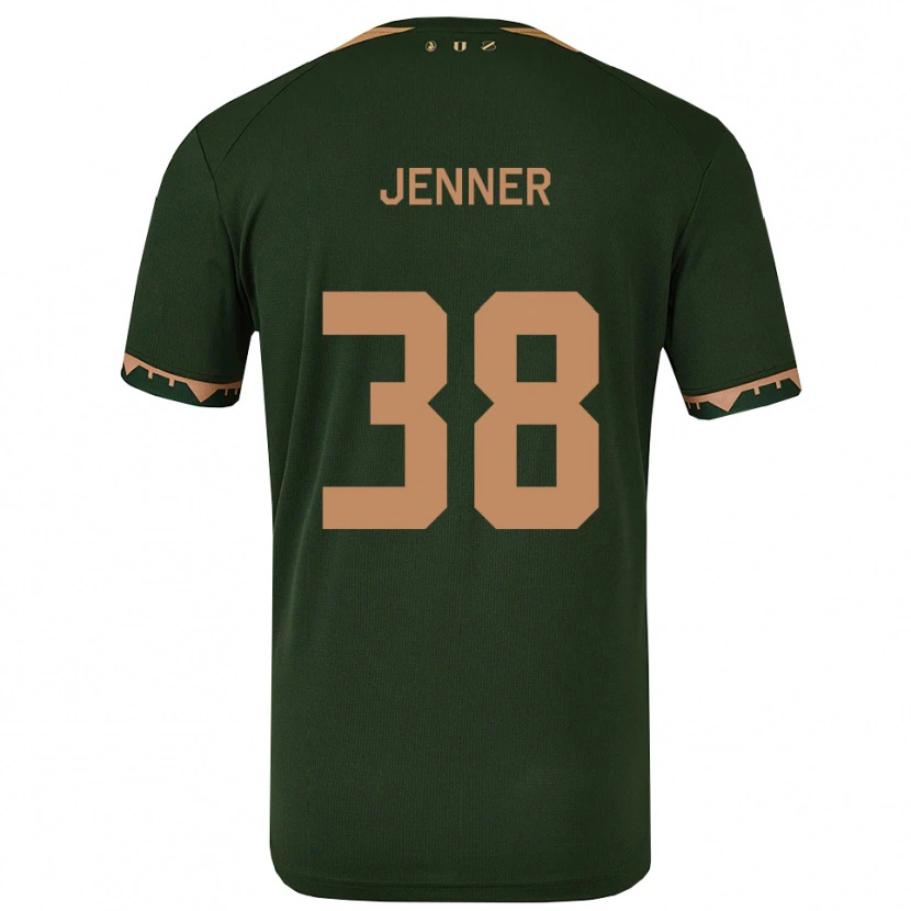 Danxen Herren Ivar Jenner #38 Grün Gold Auswärtstrikot Trikot 2025/26 T-Shirt Österreich