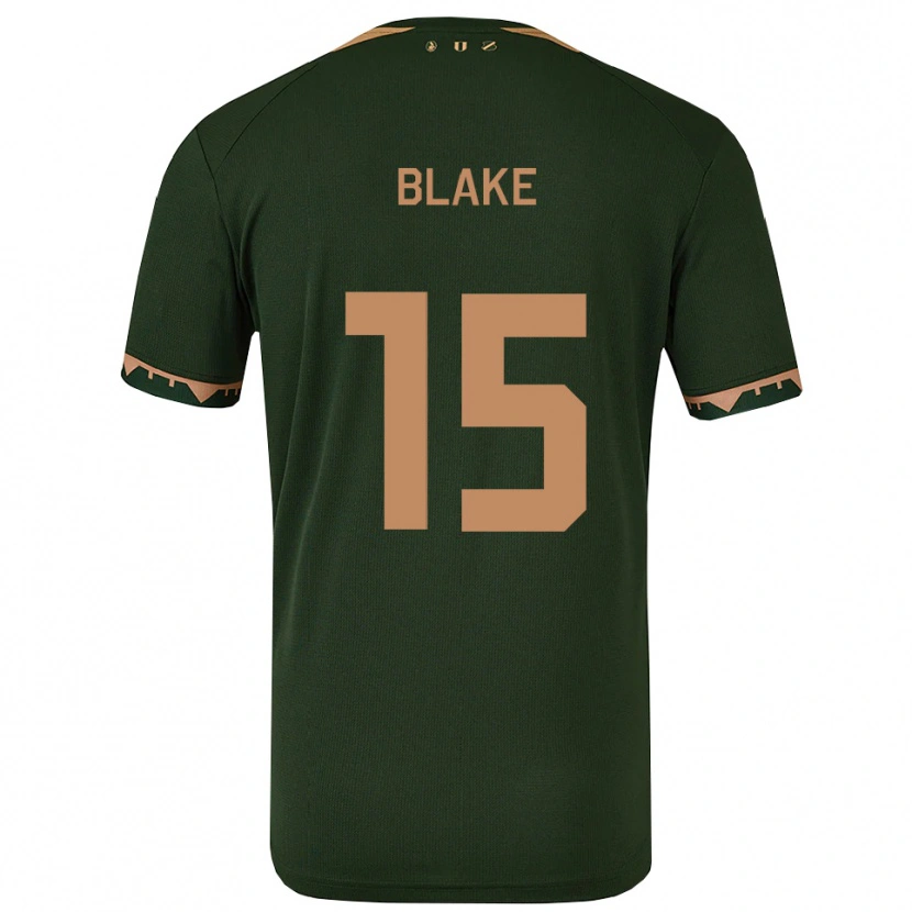 Danxen Herren Adrian Blake #15 Grün Gold Auswärtstrikot Trikot 2025/26 T-Shirt Österreich
