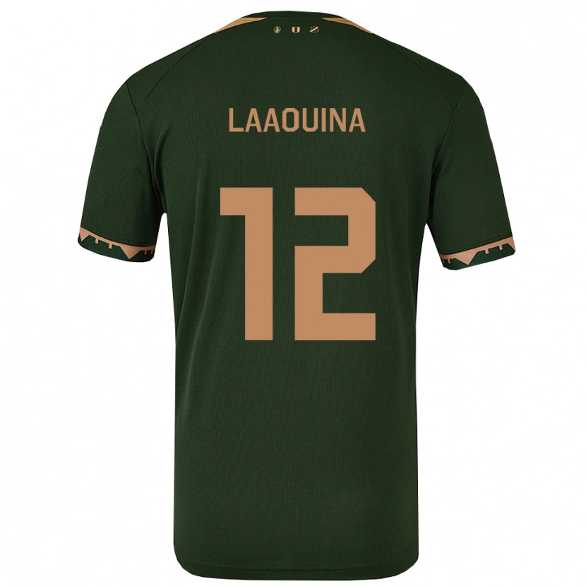Danxen Herren Driss Laaouina #12 Grün Gold Auswärtstrikot Trikot 2025/26 T-Shirt Österreich
