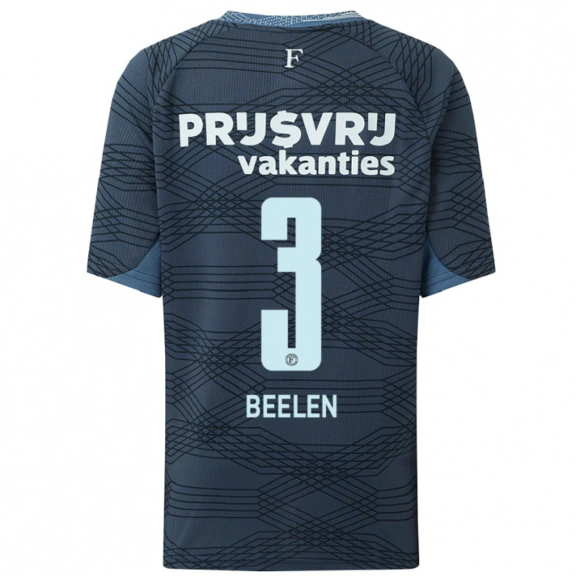 Danxen Herren Thomas Beelen #3 Schwarz Grau Auswärtstrikot Trikot 2025/26 T-Shirt Österreich