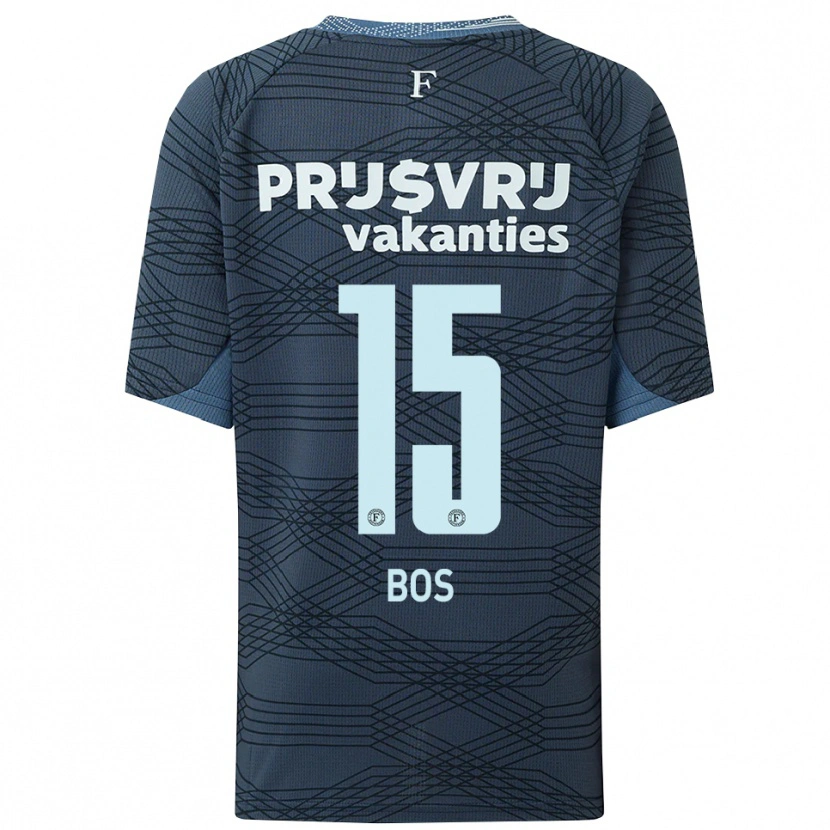 Danxen Herren Jordan Bos #15 Schwarz Grau Auswärtstrikot Trikot 2025/26 T-Shirt Österreich