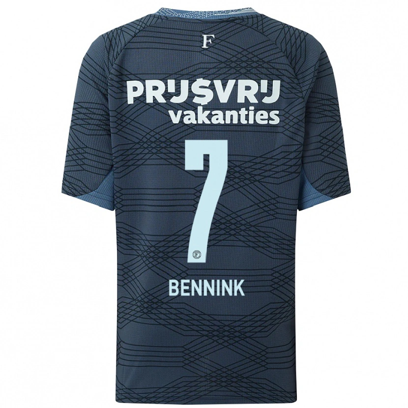 Danxen Herren Maxime Bennink #7 Schwarz Grau Auswärtstrikot Trikot 2025/26 T-Shirt Österreich