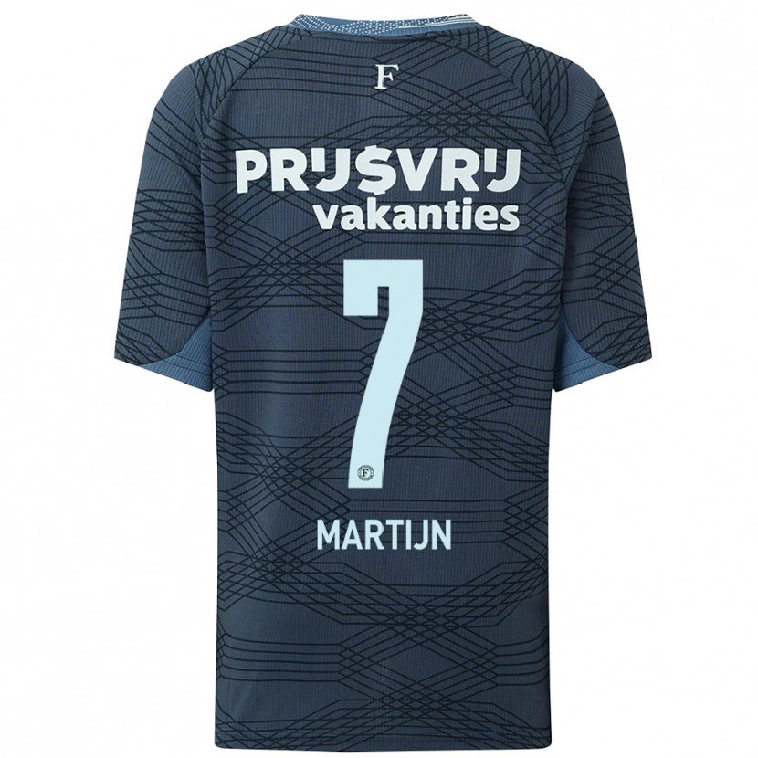 Danxen Herren Rowendley Martijn #7 Schwarz Grau Auswärtstrikot Trikot 2025/26 T-Shirt Österreich