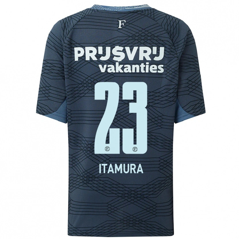 Danxen Herren Mao Itamura #23 Schwarz Grau Auswärtstrikot Trikot 2025/26 T-Shirt Österreich
