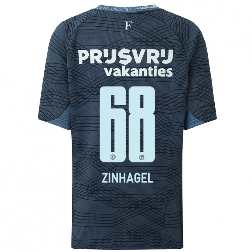 Danxen Herren Jivayno Zinhagel #68 Schwarz Grau Auswärtstrikot Trikot 2025/26 T-Shirt Österreich