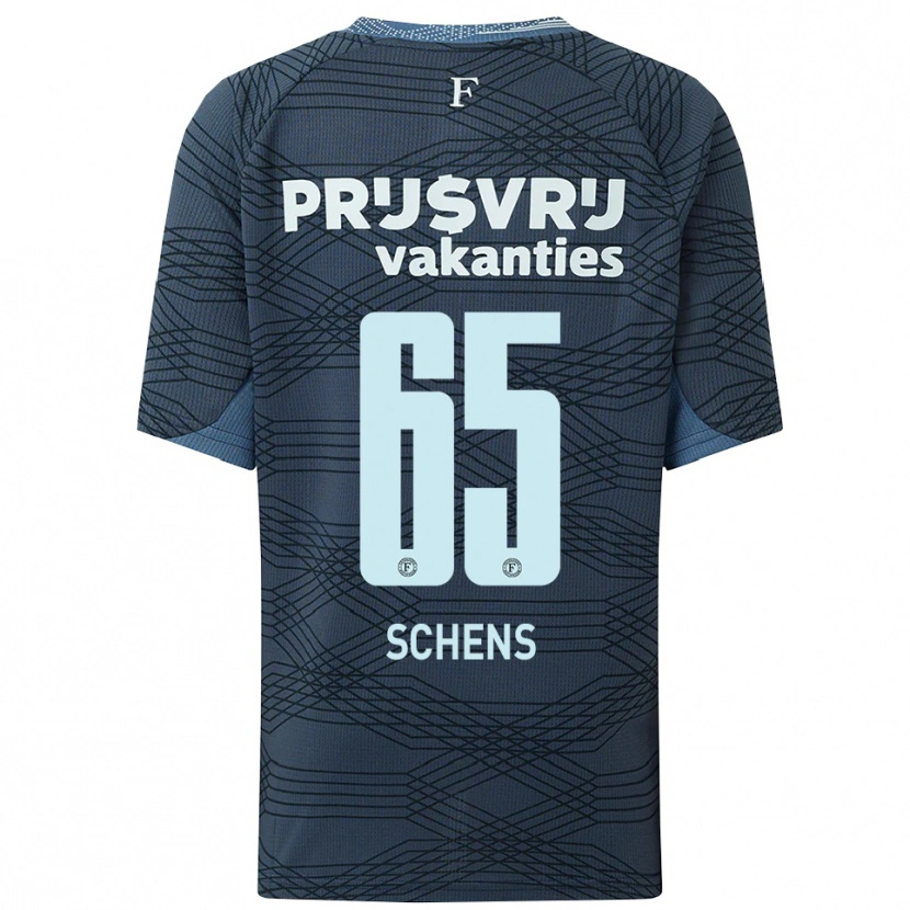 Danxen Herren Twan Schens #65 Schwarz Grau Auswärtstrikot Trikot 2025/26 T-Shirt Österreich