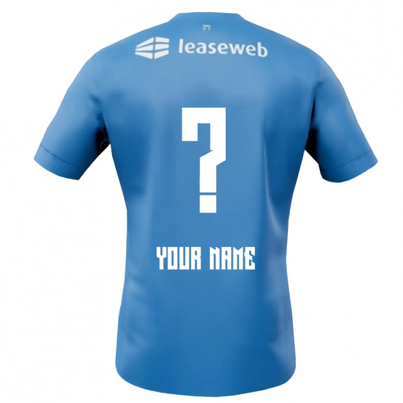 Danxen Herren Ihren Namen #0 Blau Weiß Auswärtstrikot Trikot 2025/26 T-Shirt Österreich
