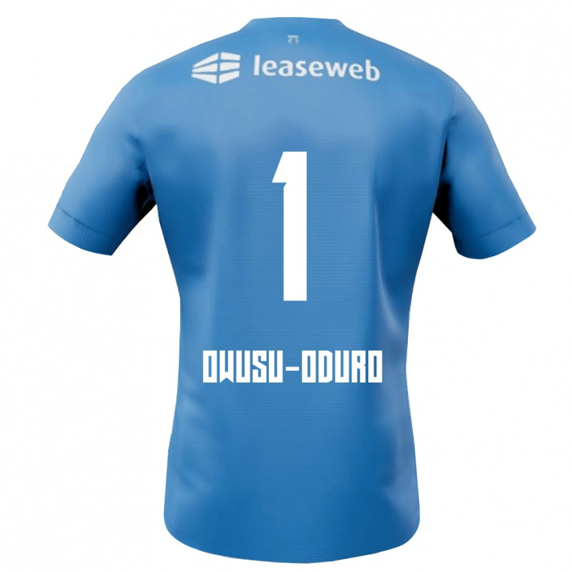Danxen Herren Rome Jayden Owusu-Oduro #1 Blau Weiß Auswärtstrikot Trikot 2025/26 T-Shirt Österreich
