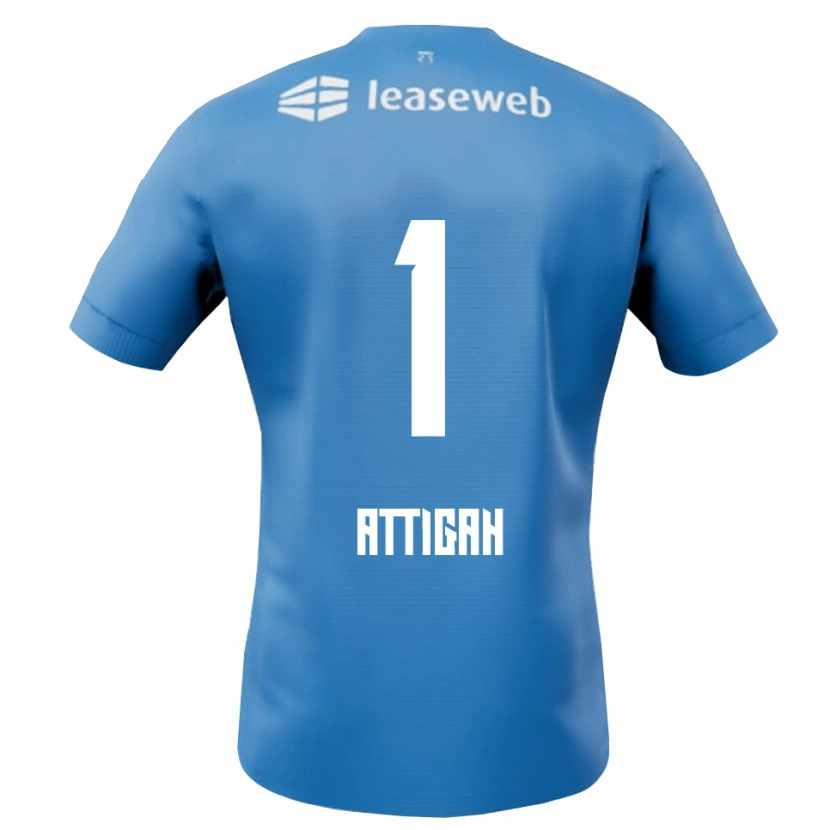 Danxen Herren Quenten Attigah #1 Blau Weiß Auswärtstrikot Trikot 2025/26 T-Shirt Österreich