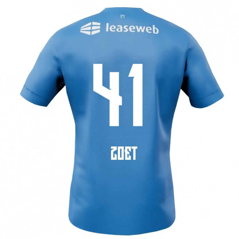 Danxen Herren Jeroen Zoet #41 Blau Weiß Auswärtstrikot Trikot 2025/26 T-Shirt Österreich