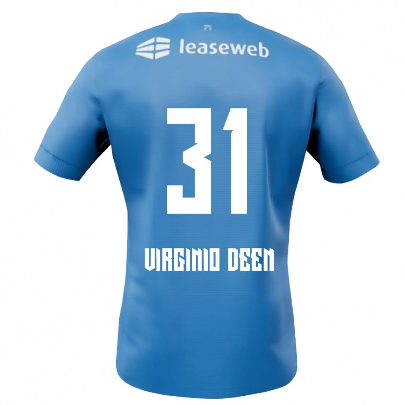 Danxen Herren Daniël Virginio Deen #31 Blau Weiß Auswärtstrikot Trikot 2025/26 T-Shirt Österreich